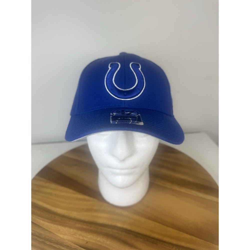 New Official NFL Indianapolis Colts Venture '47 MVP Adjustable Ball Cap